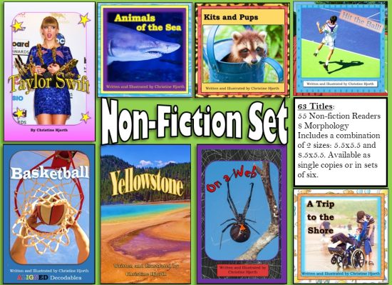 K-2 Non-Fiction Set - 63 Titles