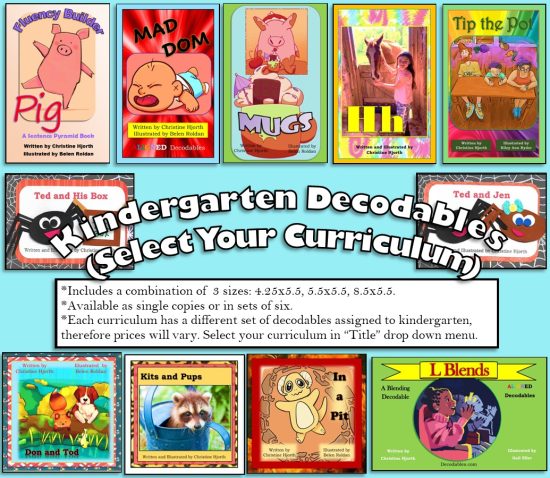 Kindergarten Decodables (Select Your Curriculum)
