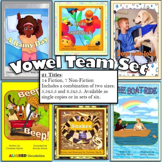 Vowel Teams Set - 21 Titles