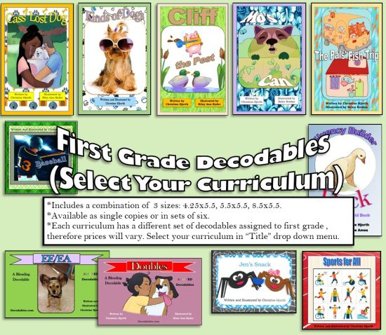 First Grade Decodables (Select Your Curriculum)