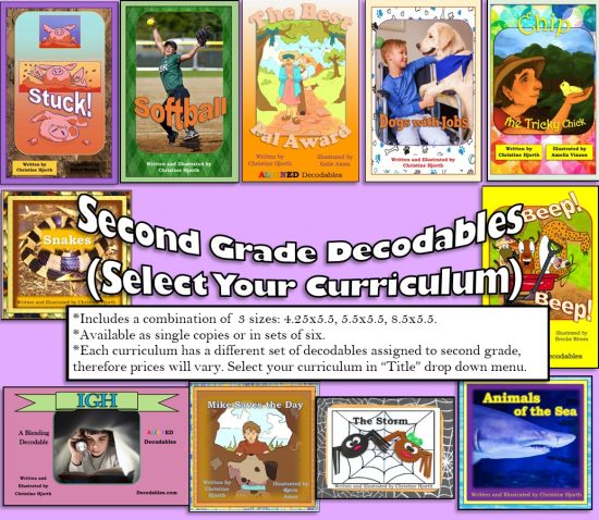 Second Grade Decodables (Select Your Curriculum)